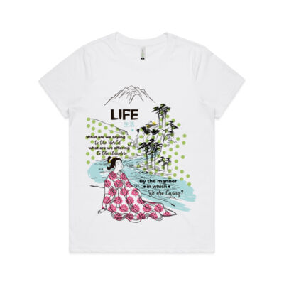 Womens Organic Maple T Life (light) Thumbnail