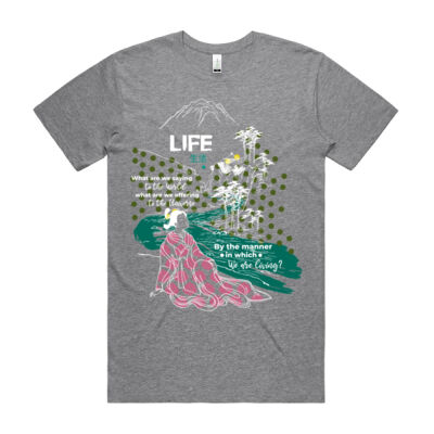 Mens Organic Staple T Life (dark) Thumbnail