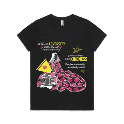 Womens Organic Maple T Kindness (dark 1) Thumbnail