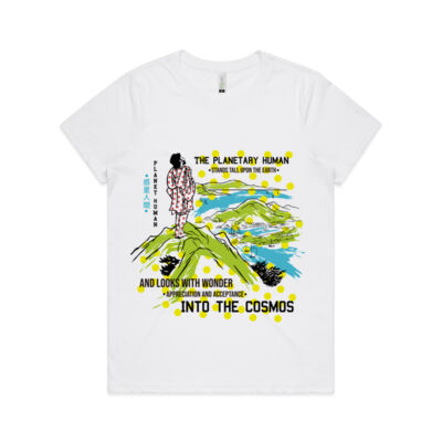 Womens Organic Maple T Planetary (light) Thumbnail