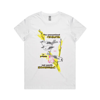 Womens Maple T Opinion (light) Thumbnail