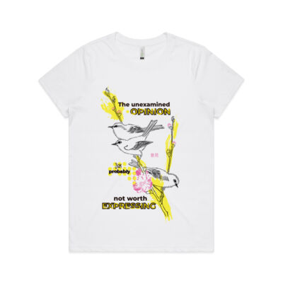 Womens Organic Maple T Opinion (light) Thumbnail