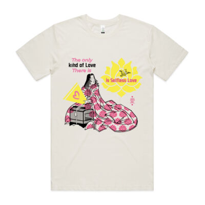 Mens Organic Staple T Love (red/ light) Thumbnail