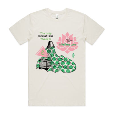 Mens Organic Staple T Love (green/ light) Thumbnail