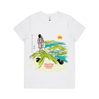 Womens Organic Maple T Wiser (yellow sun/ light) Thumbnail