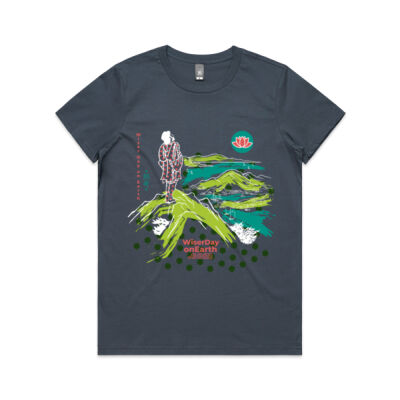 Womens Maple T Wiser (green sun/ dark) Thumbnail